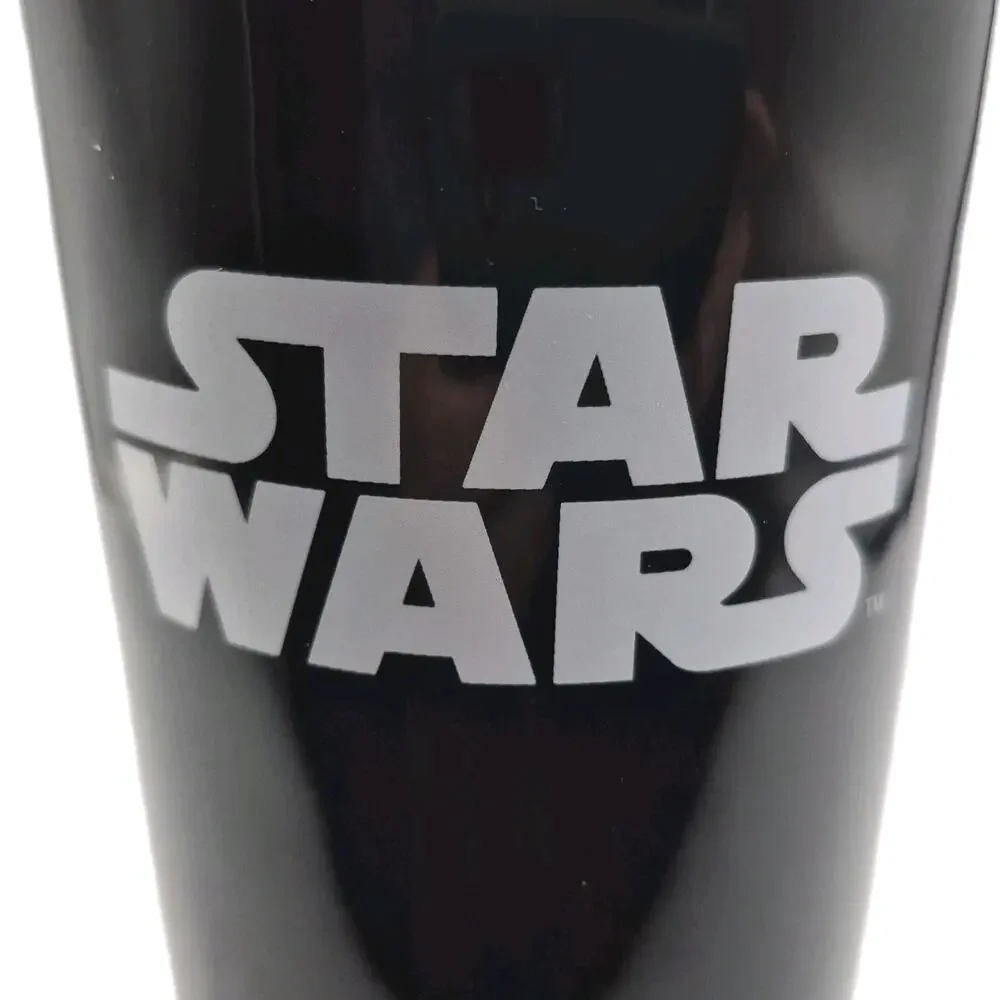 Star Wars BB-8 Black Ceramic Travel Mug 12oz Sliding Lid Disney Lucasfilm Ltd